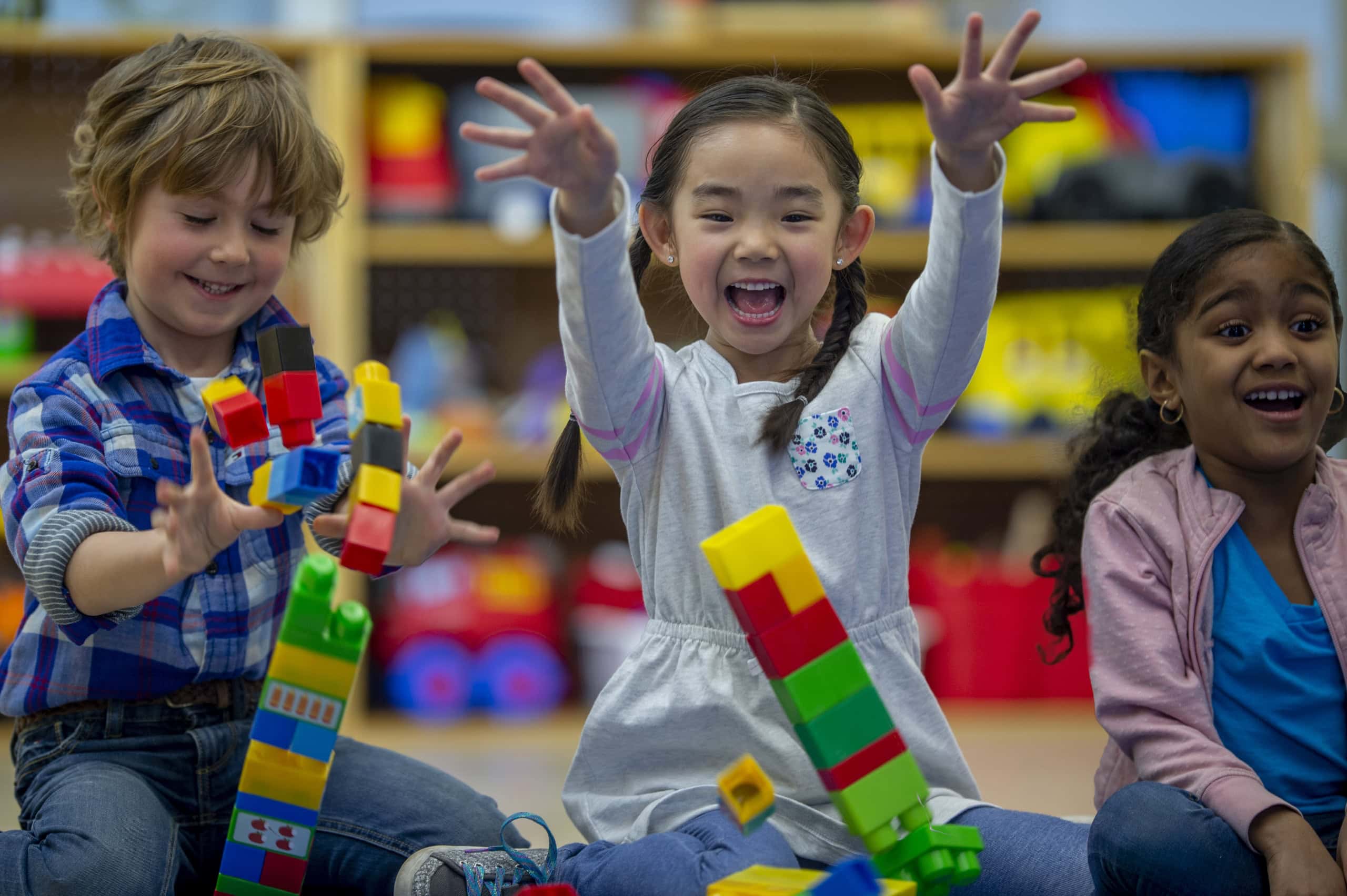 The Things We Love About Montessori article. Group of kids