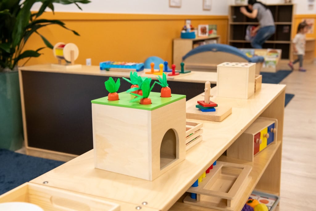 DSC_9636 The object created by child using Montessori hands-on learning materials for independent exploration