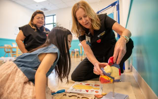 Montessori and Reggio Emilia classroom at Westcliff Early Learning Academy in Irvine